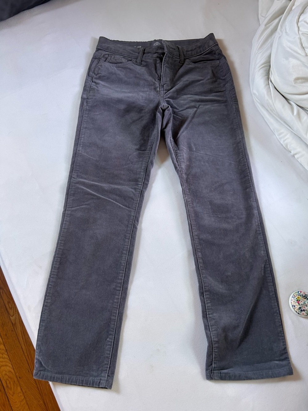 St. John's Bay Straight Leg Jeans in Charcoal Gray